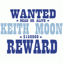 Keith Moon's Wanted Shirt