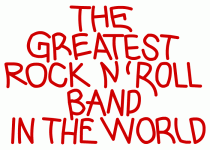 Keith Moon’s The Greatest Rock N' Roll Band in the World Shirt Stencil